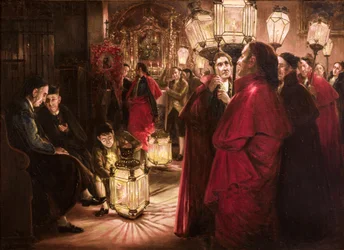 Preparando el Rosario